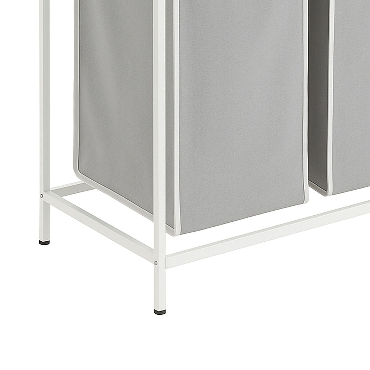 Laundry Sorter with 3 Bags and Shelf – Metal Frame