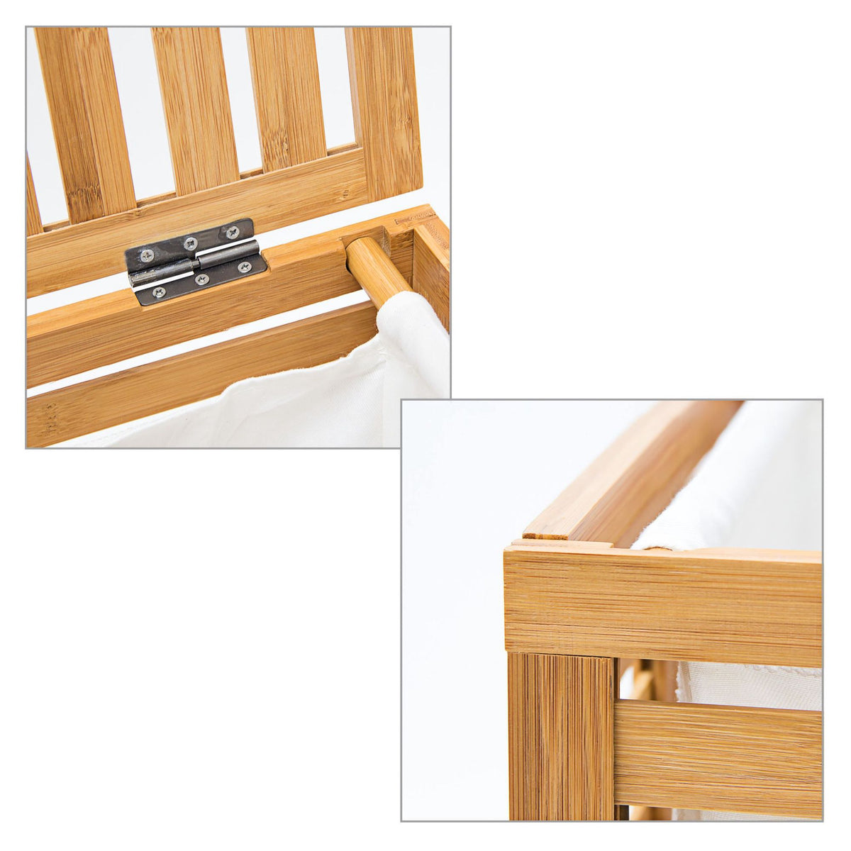 Laundry basket bamboo