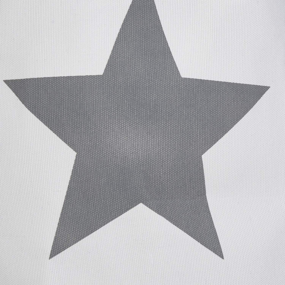 Laundry basket fabric with star