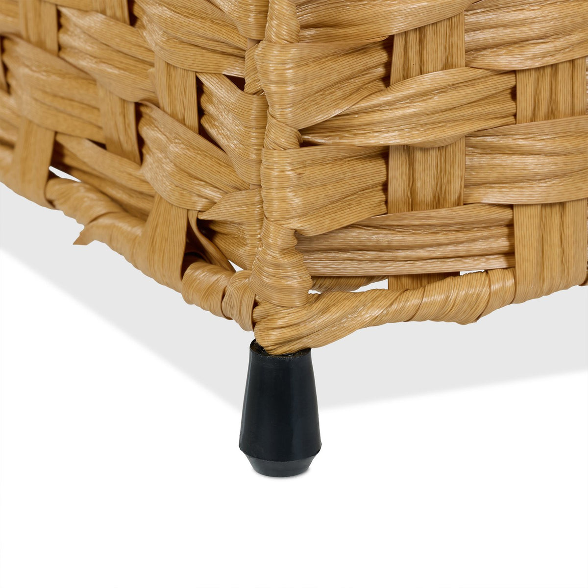 Laundry basket in rattan look 90 l