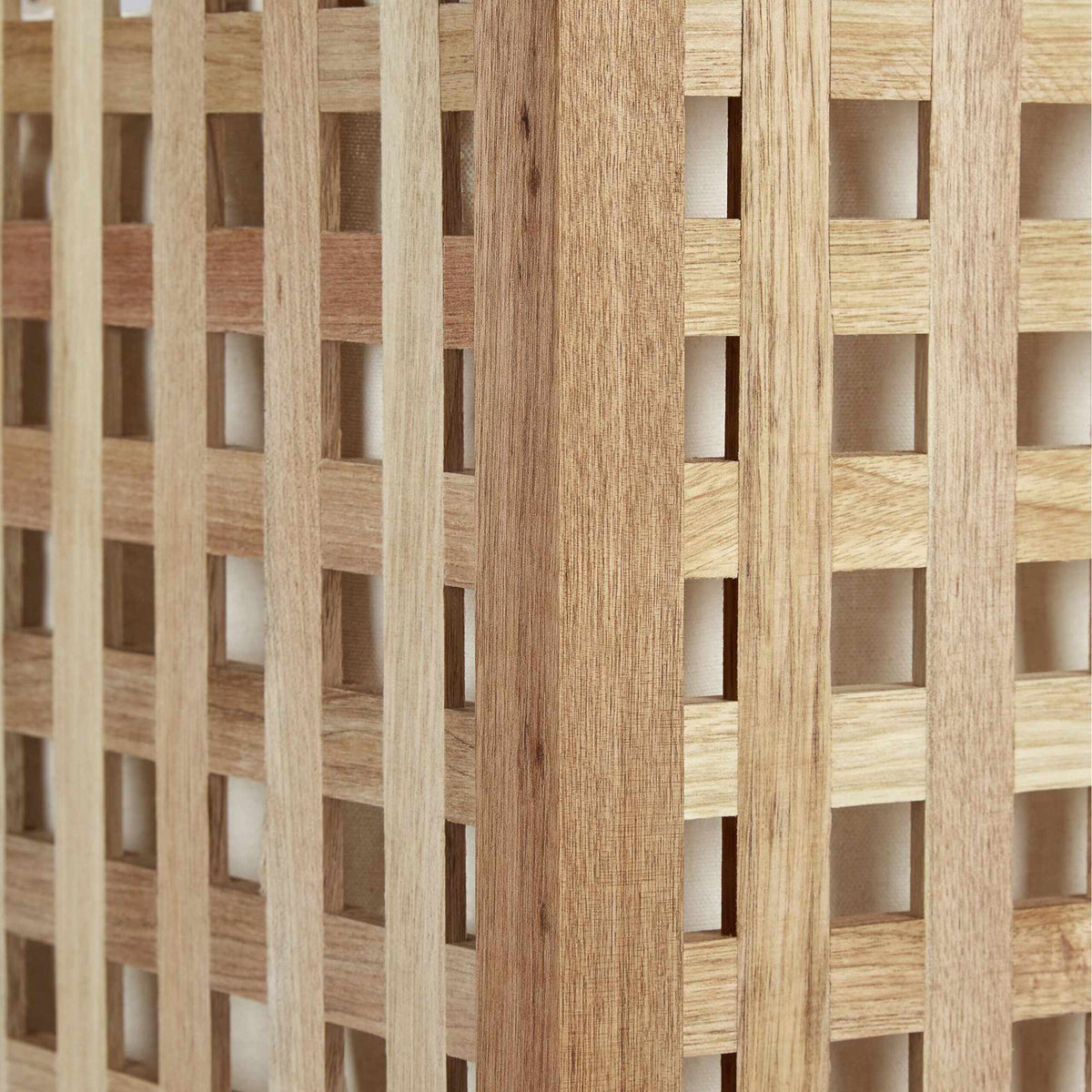 Laundry basket walnut wood