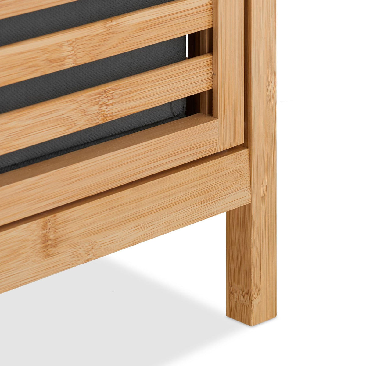 Laundry basket with 2 shelves
