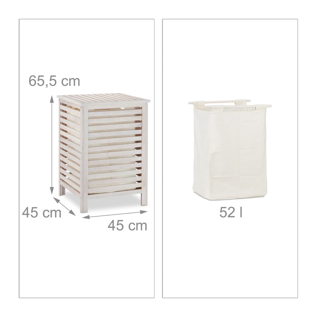 Laundry room Walnut White