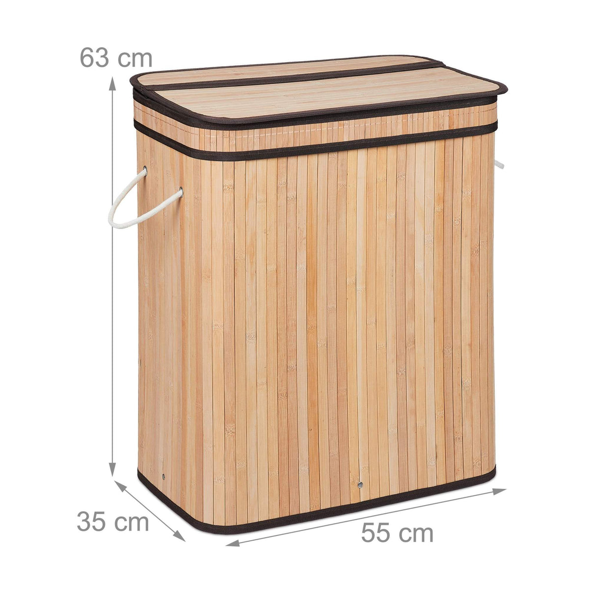 Laundry sorter in bamboo