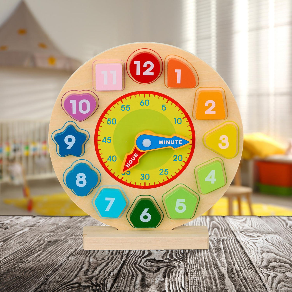 Learning alarm clock for children