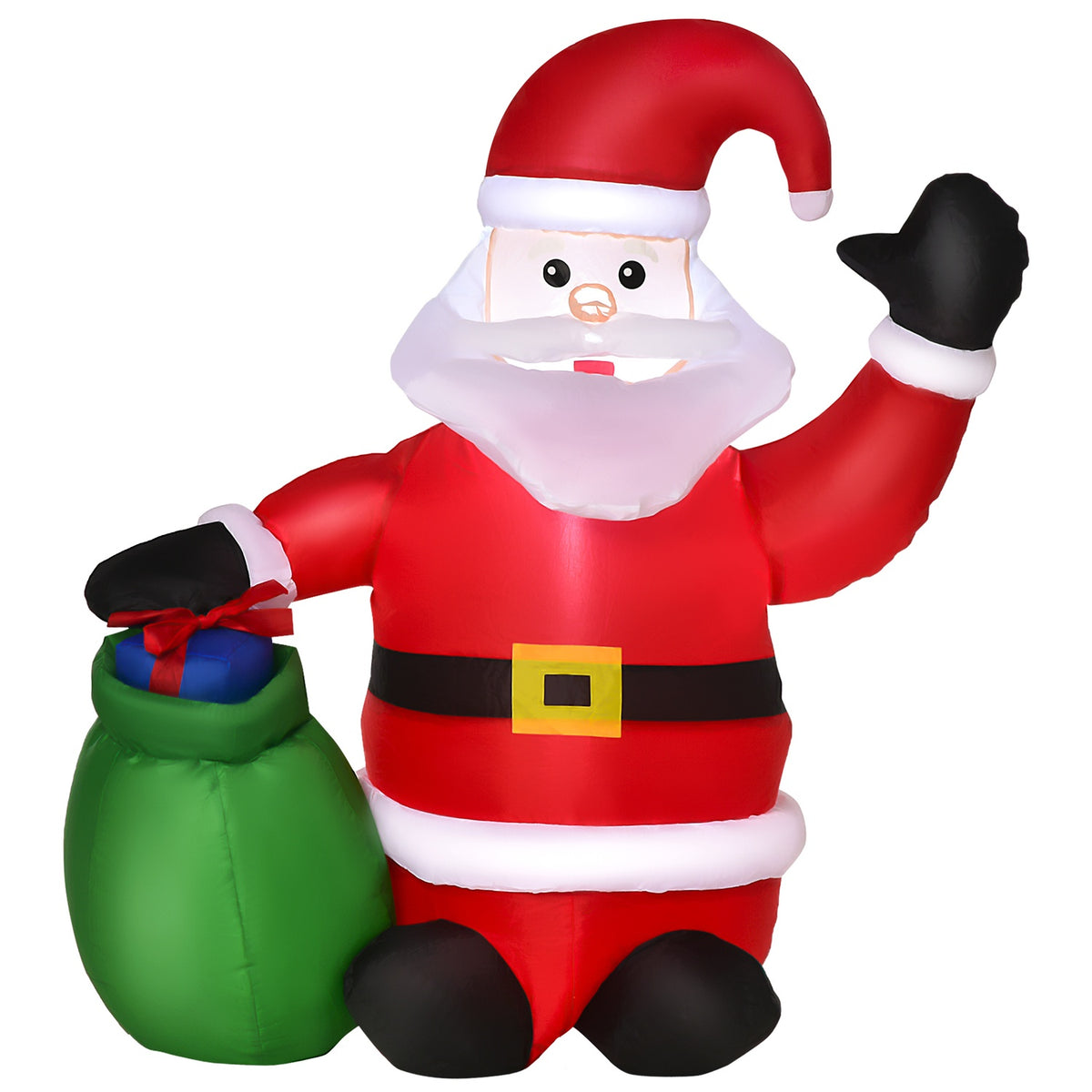 Led Figure Motif Christmas Santa Claus Snowman Inflatable Christmas Decoration Illuminated Garden, L 70 X W 45 X H 120 Cm, Ip 44, Warm White