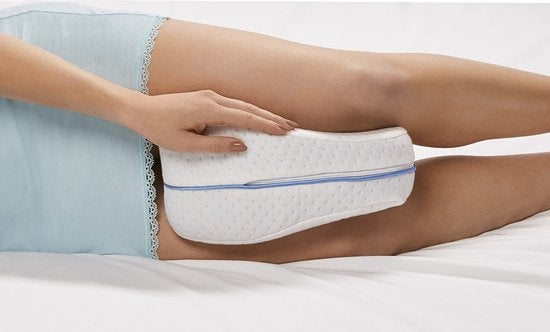 Leg Pillow for Side Sleepers – 28x24cm, Ventilated Foam