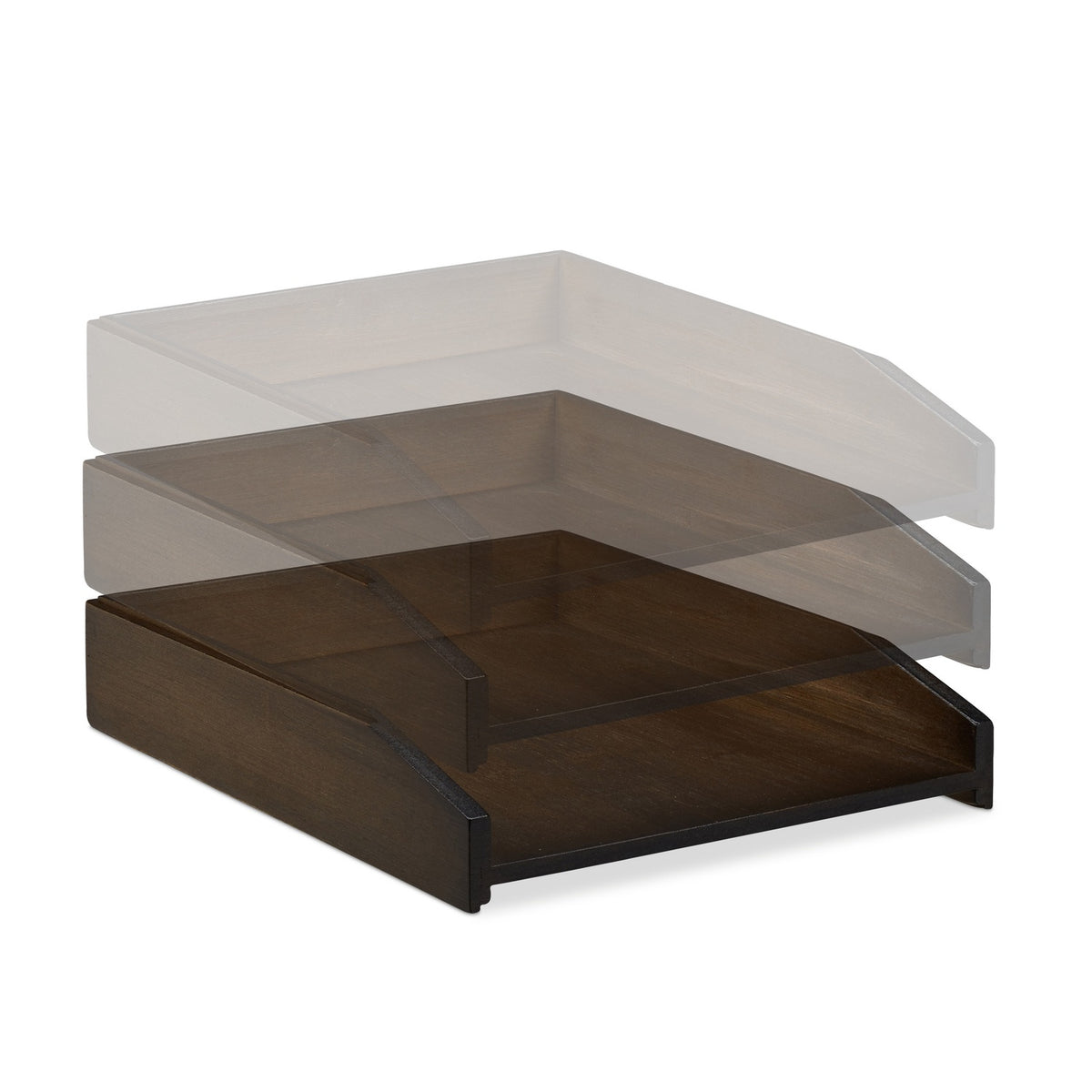 Letterbox bamboo dark brown