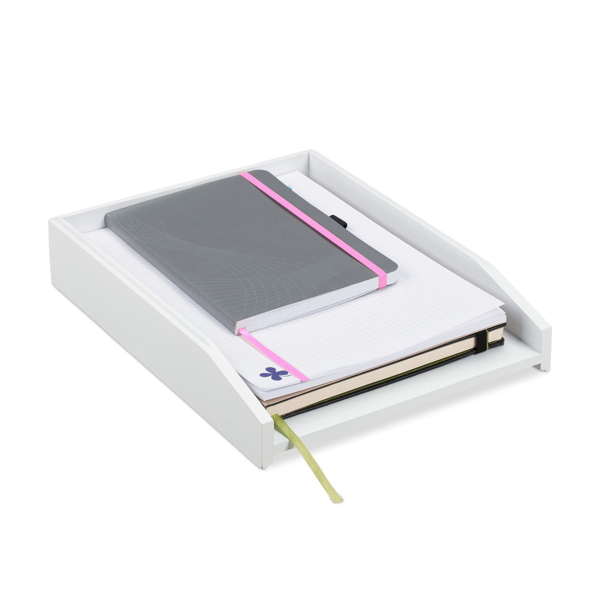 Letterbox bamboo white