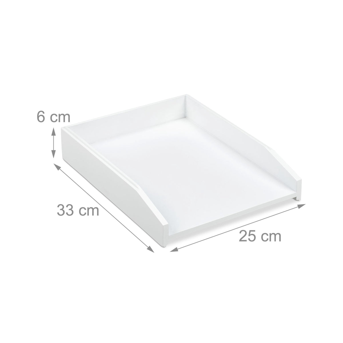 Letterbox bamboo white
