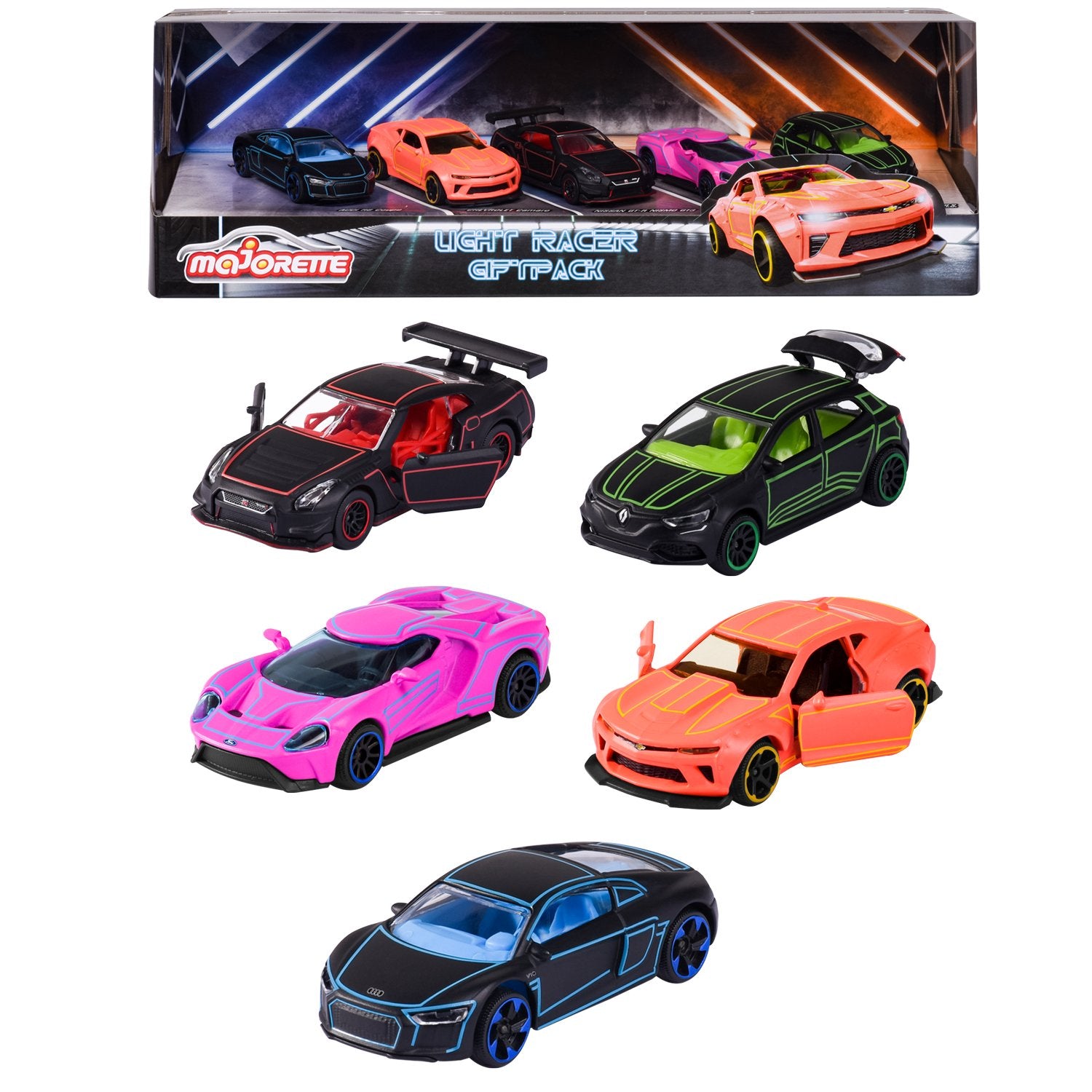 Light Racer 5-Pack Cars Gift Box