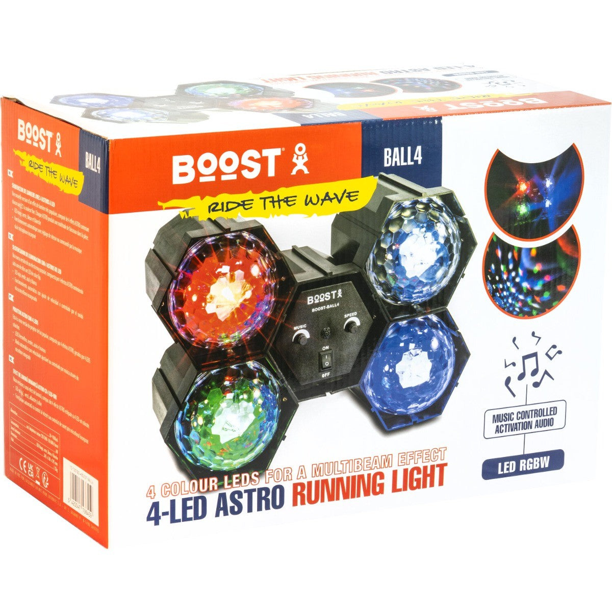 Light Sequencer with 4 LED Bulbs – Party Lighting