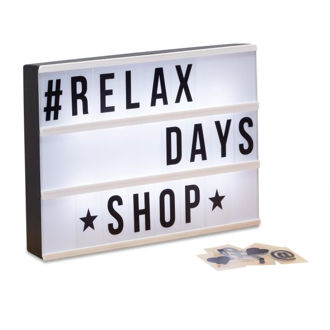 Light box with 3 rows