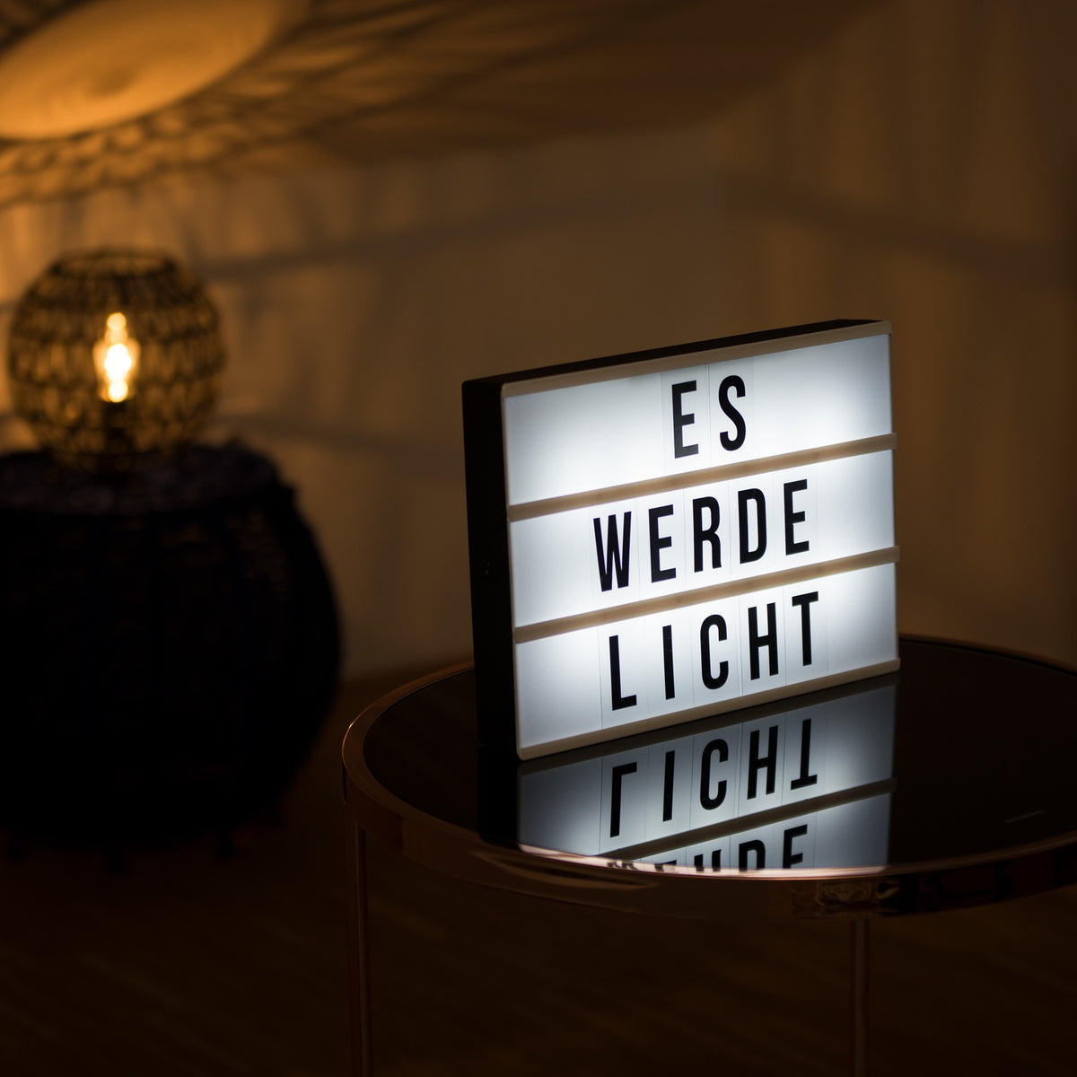Light box with 3 rows