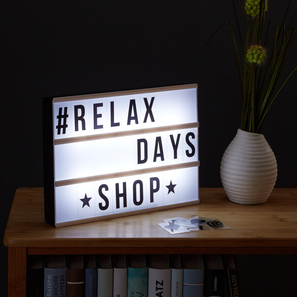 Light box with 3 rows