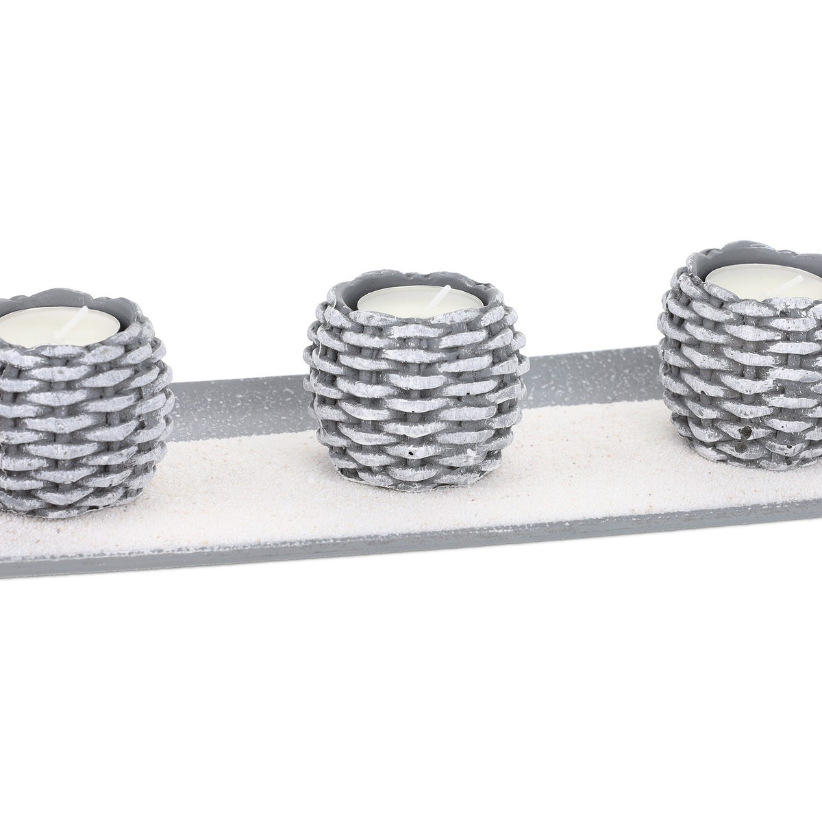 Light decoration with 3 tealight holders