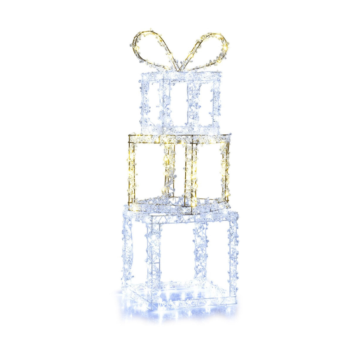Lighted Christmas Gift Boxes Set of 3, LED, Outdoor