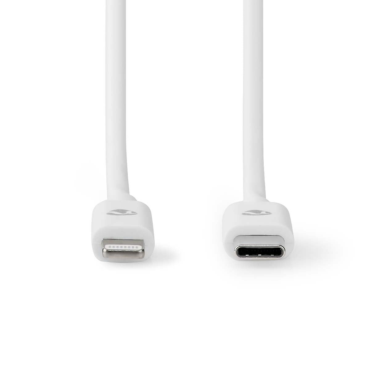 Lightning Cable | USB 2.0 | Apple Lightning, 8-pin | USB-C™ Male | 480 Mbps | Nickel Plated | 1.00 m | Round | PVC | White | Label