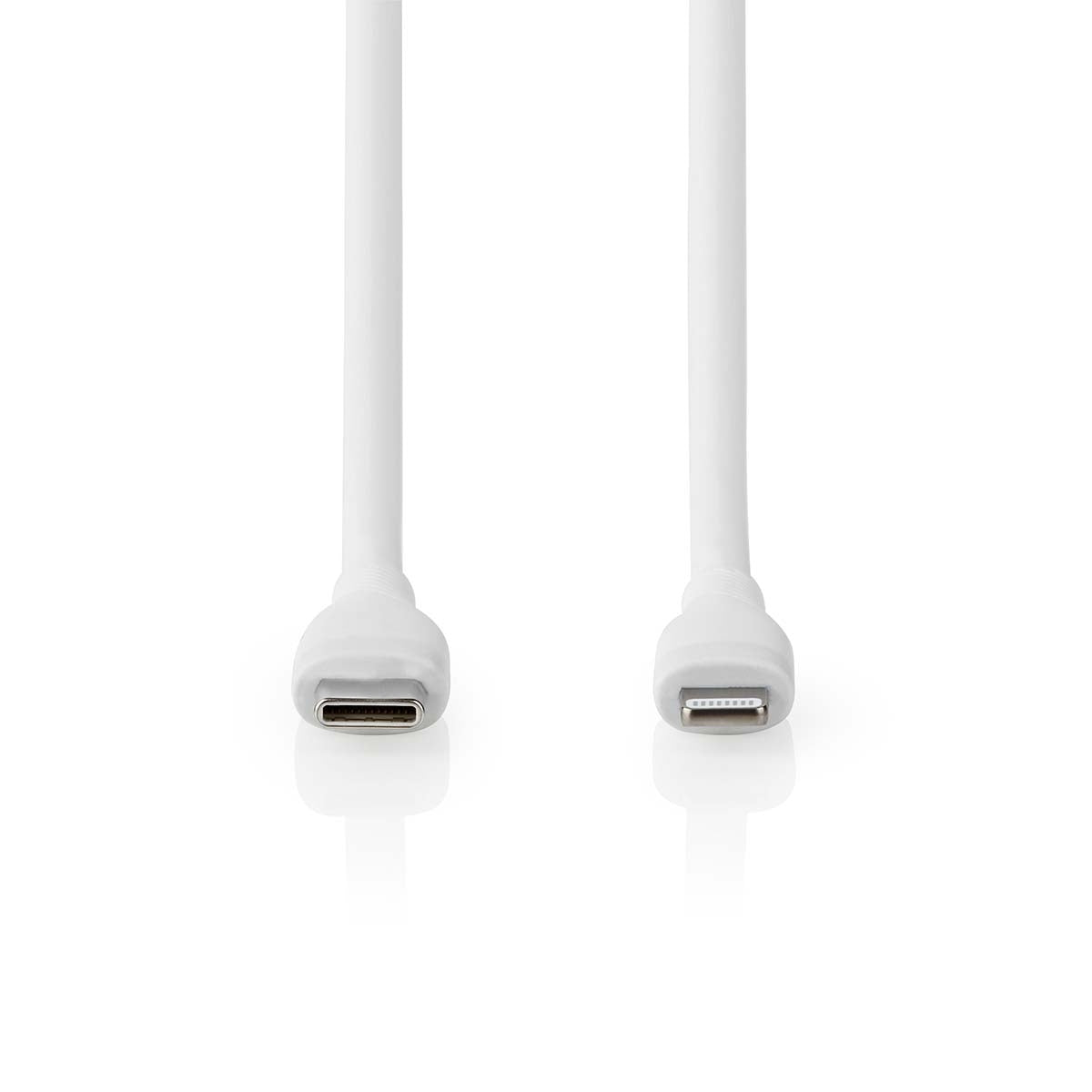 Lightning Cable | USB 2.0 | Apple Lightning, 8-pin | USB-C™ Male | 480 Mbps | Nickel Plated | 1.50 m | Round | Silicone | White | Box
