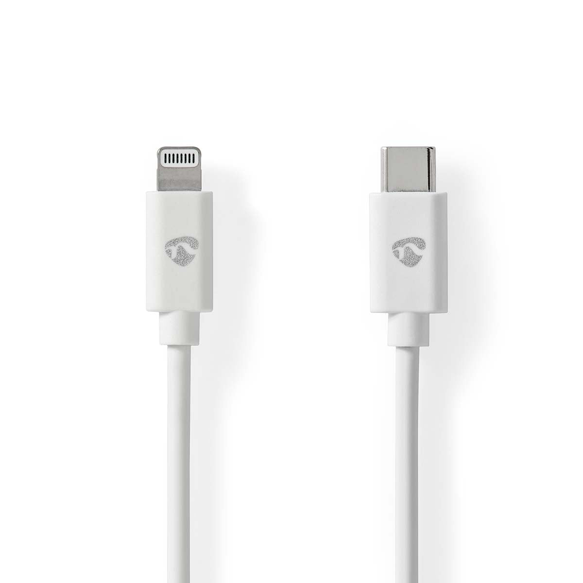 Lightning Cable | USB 2.0 | Apple Lightning, 8-pin | USB-C™ Male | 480 Mbps | Nickel Plated | 2.00 m | Round | PVC | White | Label