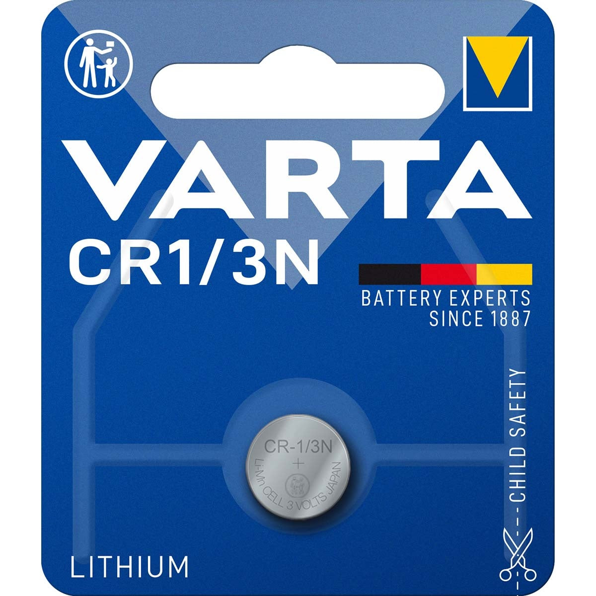 Lithium Button Cell Battery CR1/3N | 3 V| 170 mAh | 1-Blister