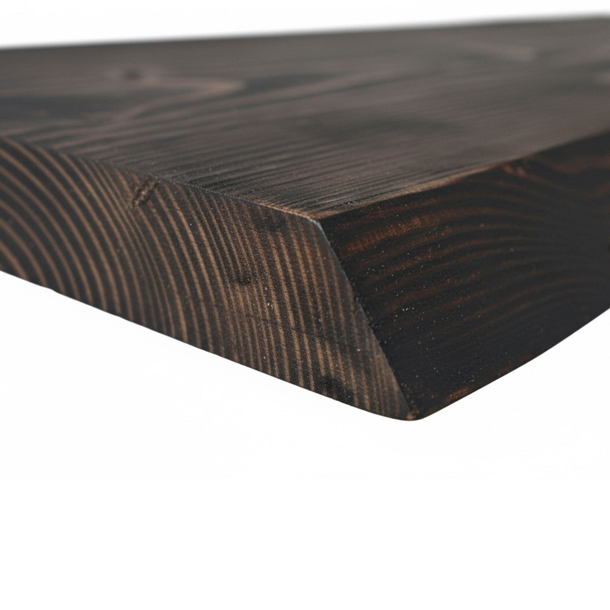 Live Edge Solid Wood Shelf – Rustic Floating Design