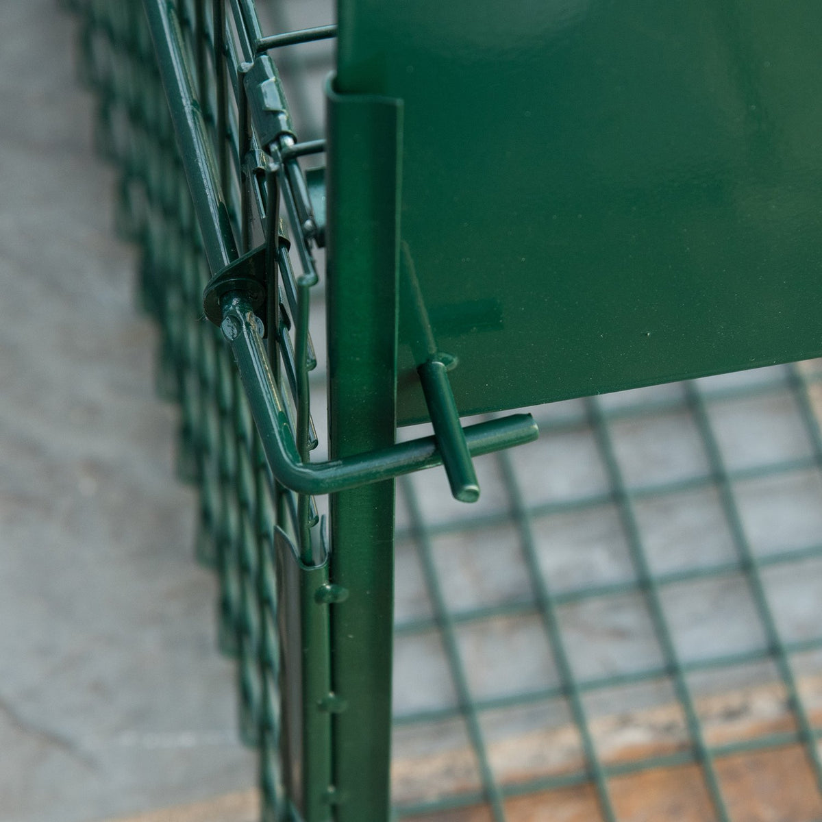 Live Trap Marten Trap With Double Door & Handle, Rat Trap, Steel, Dark Green, 80X25X30Cm