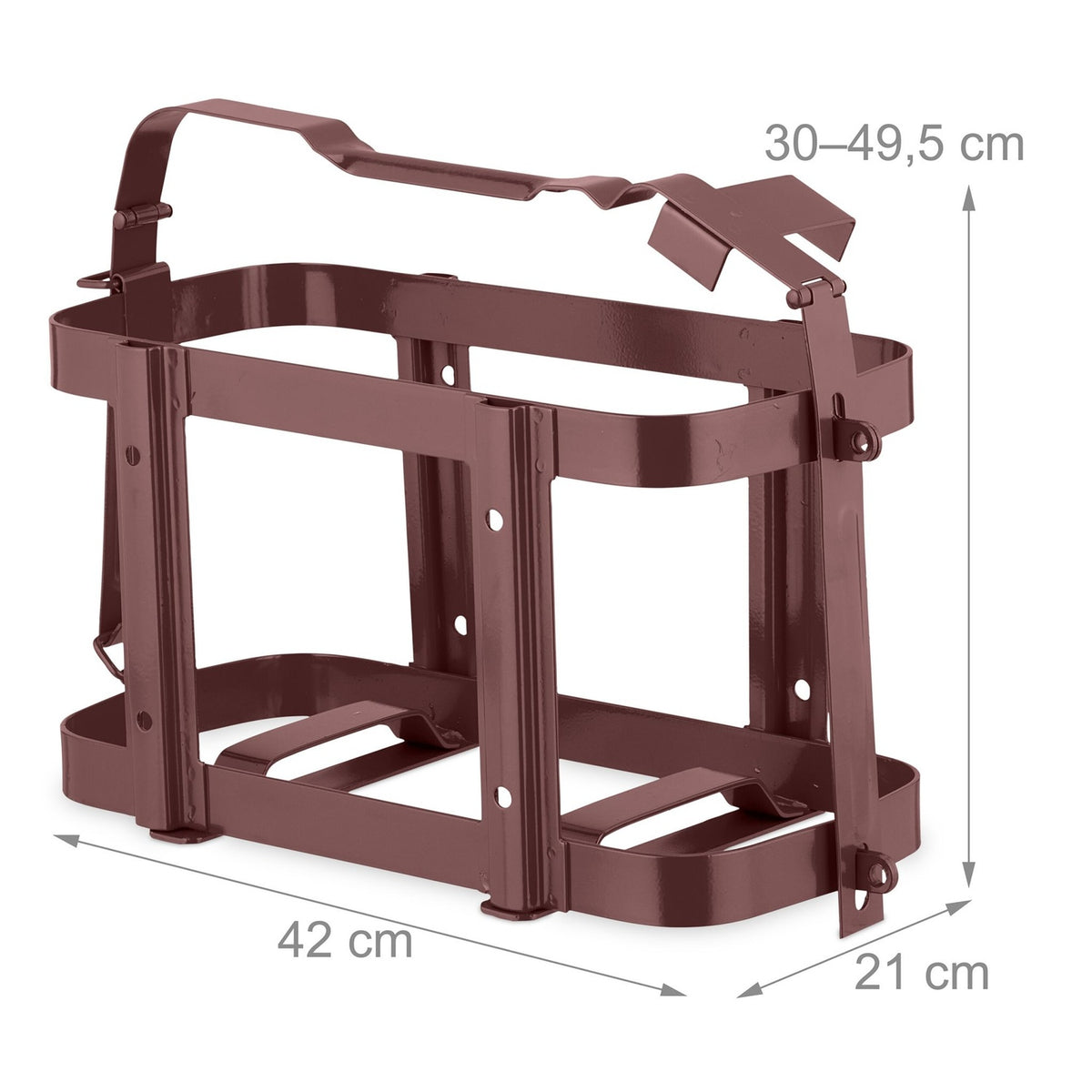 Lockable Iron Canister Holder for 10-20L Fuel