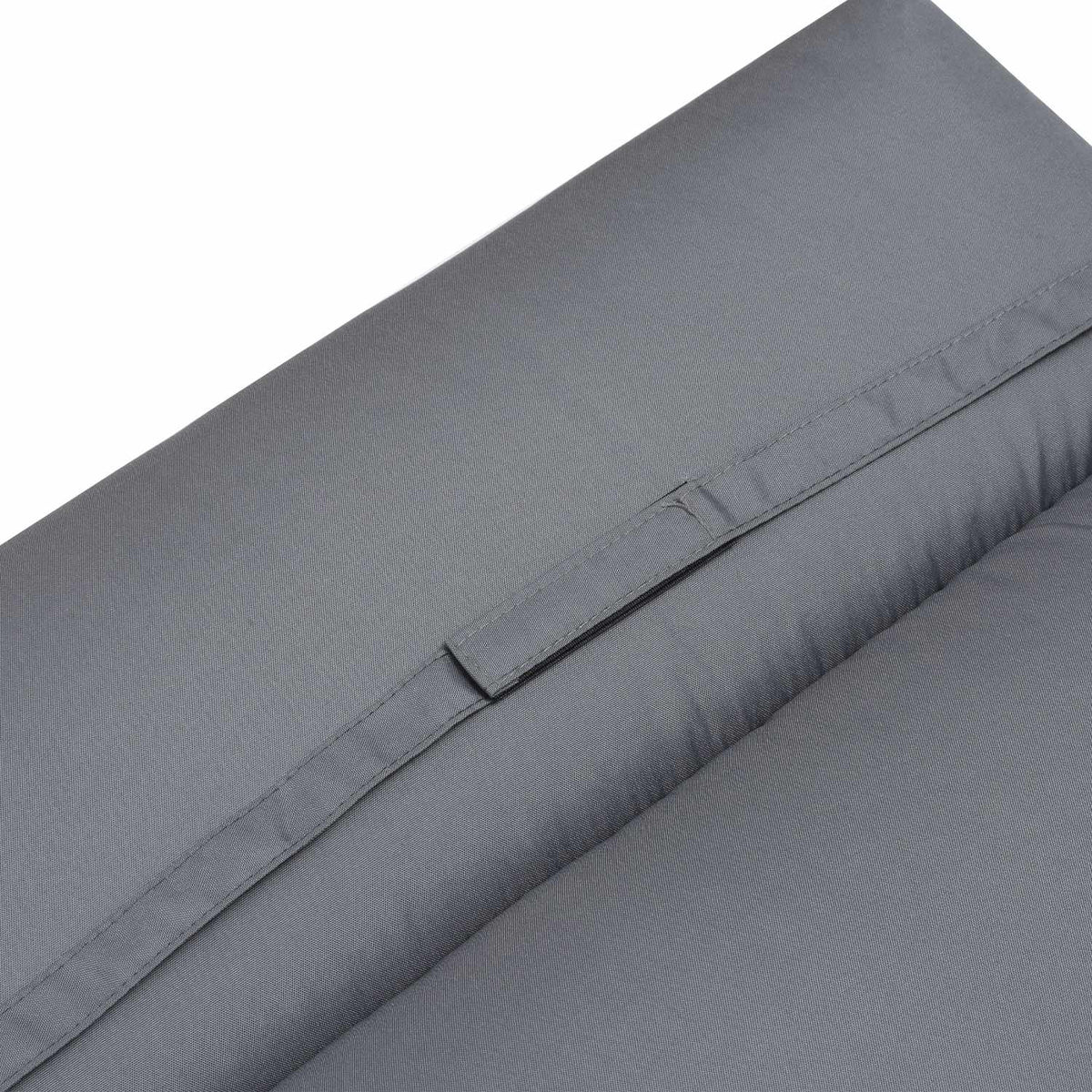 Lounger Cushion, Lounger Cushion, Sun Lounger Cushion, Garden Lounger, Cushion Cover, Polyester, Dark Gray, 196 X 55 X 8 Cm