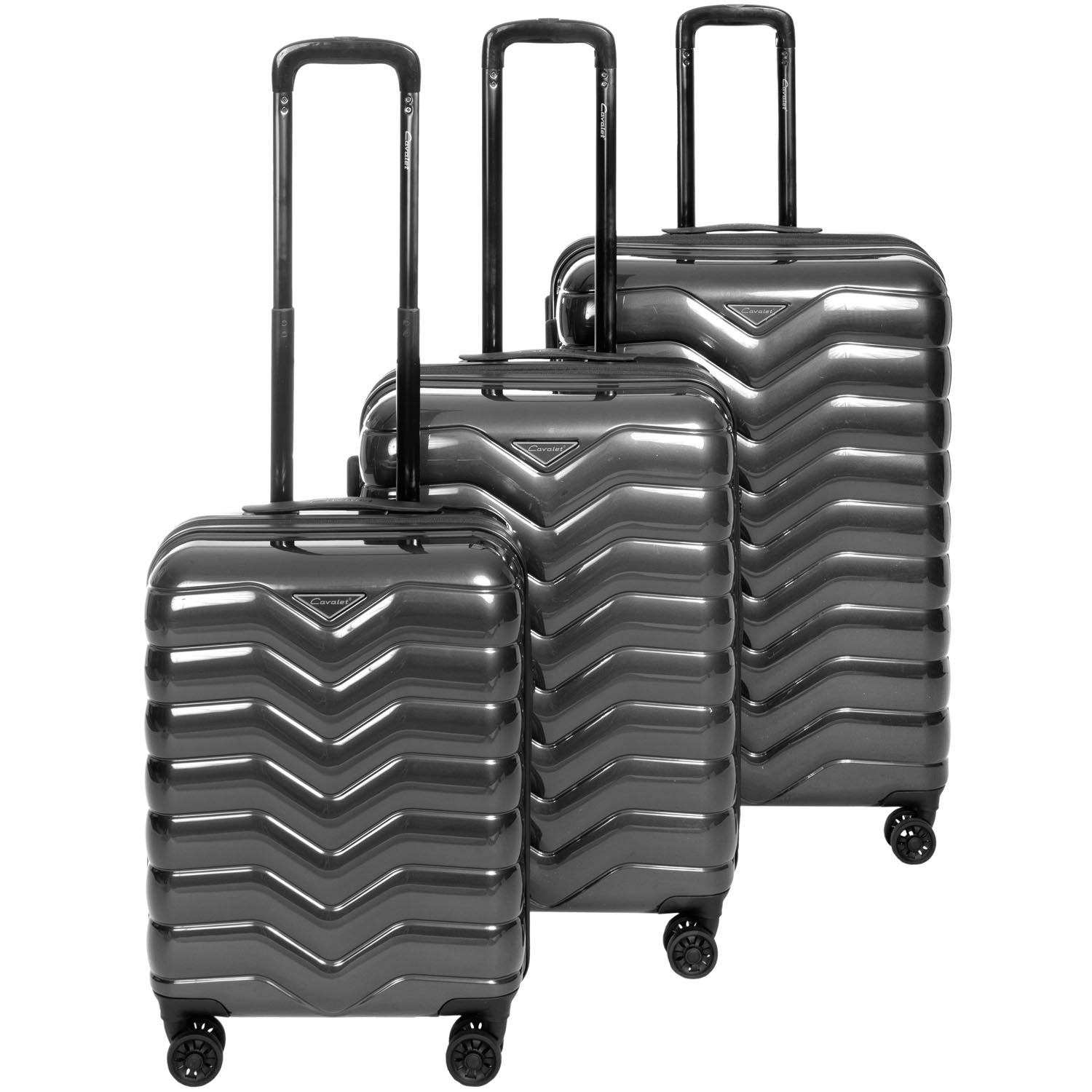 Luggage Set, 3-Piece, Graphite Color