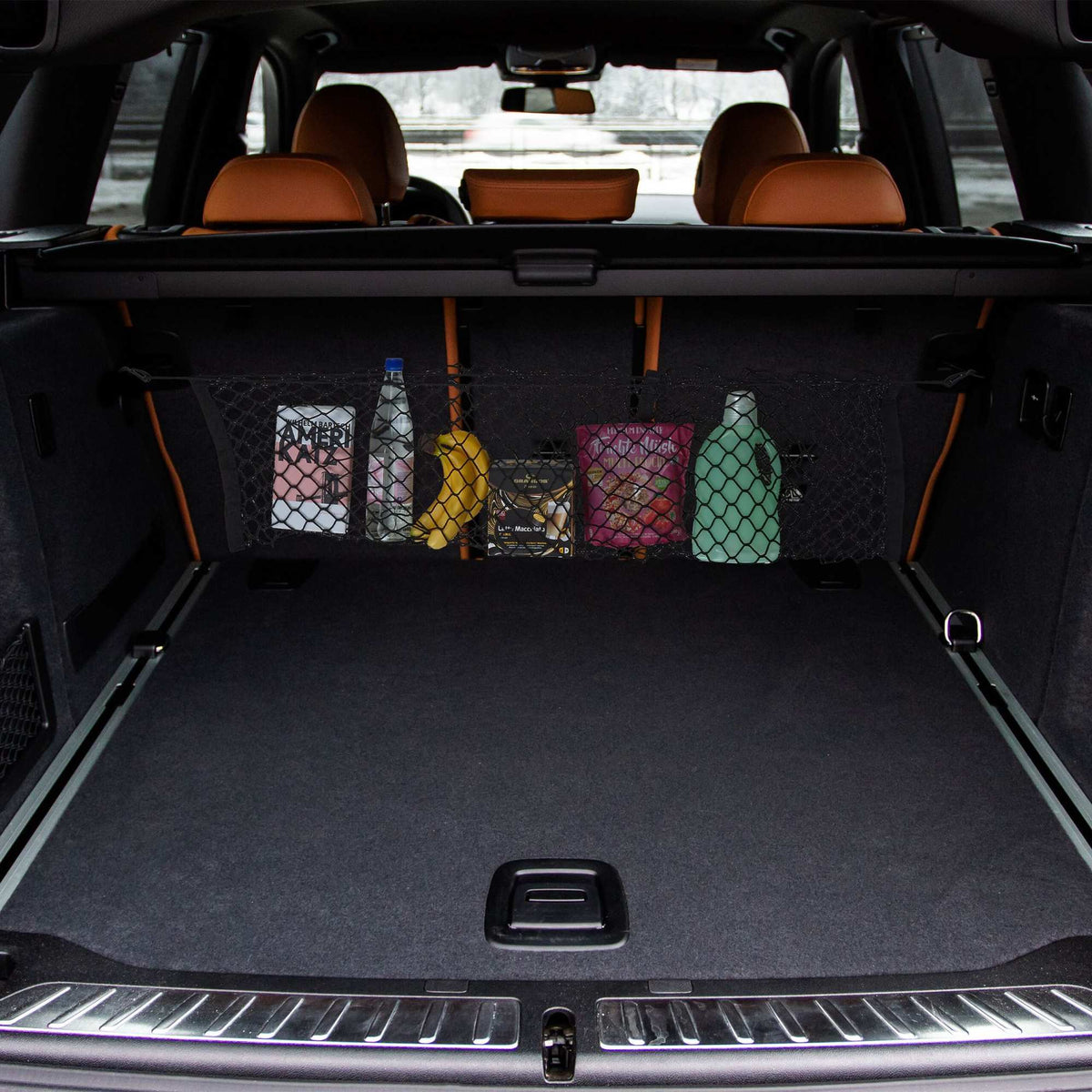 Luggage net for the car