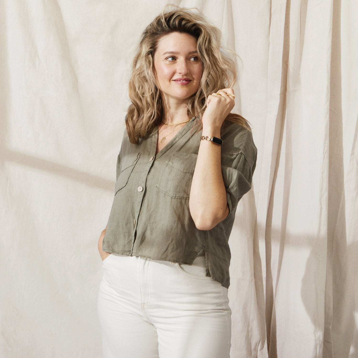 Luxe, Special Edition Gorjana Soft Gold/Peony