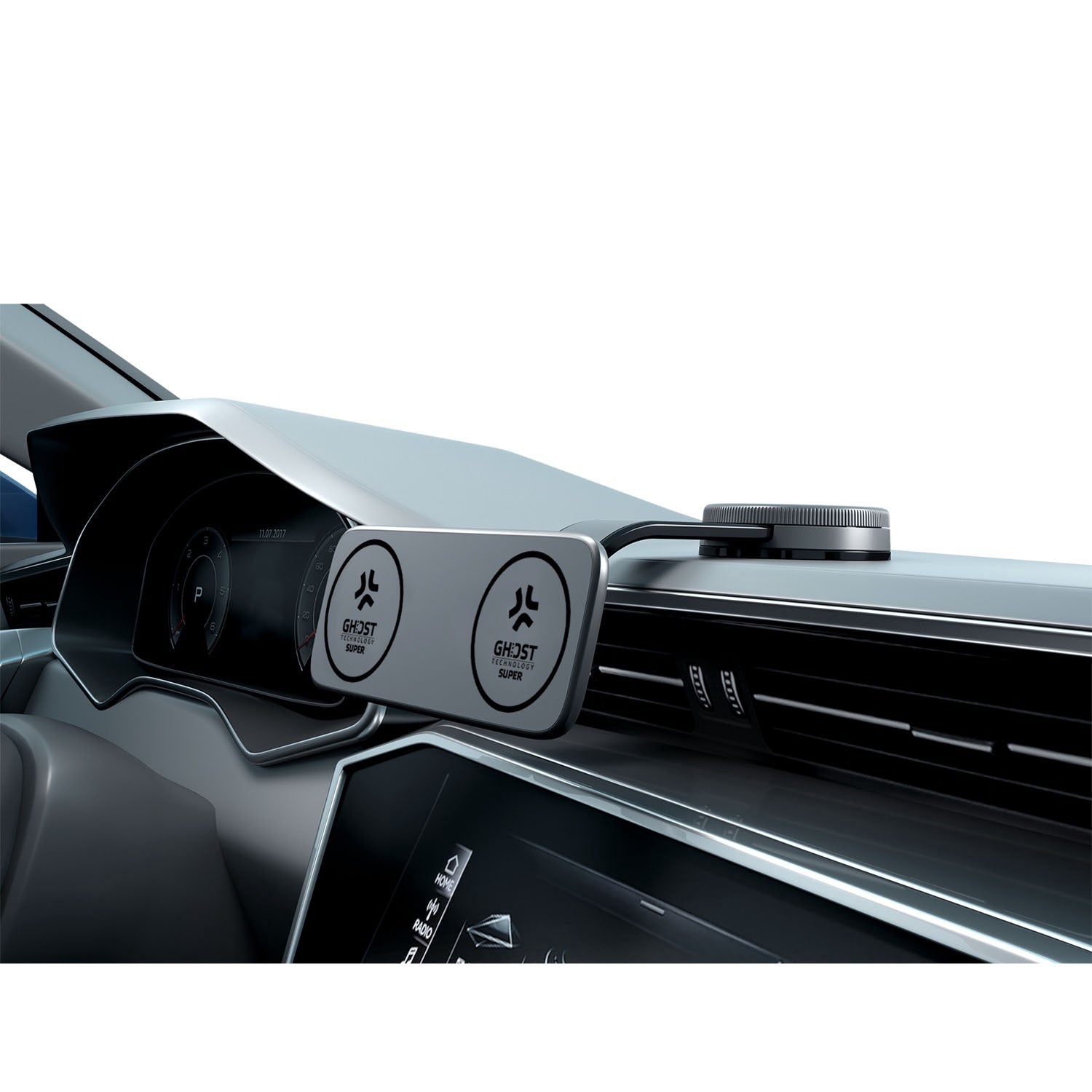 MagSafe-Compatible Dual Magnetic Car Phone Mount, 360