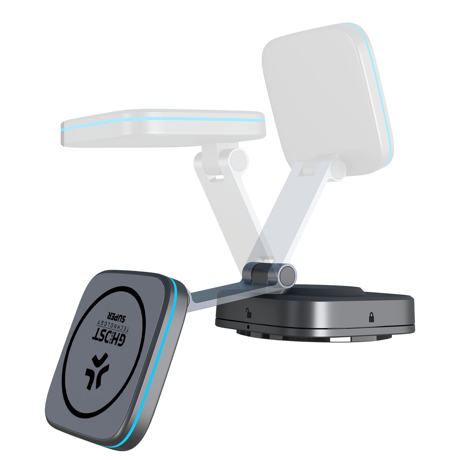 MagSafe-Compatible Magnetic Phone Mount, 15W Charger