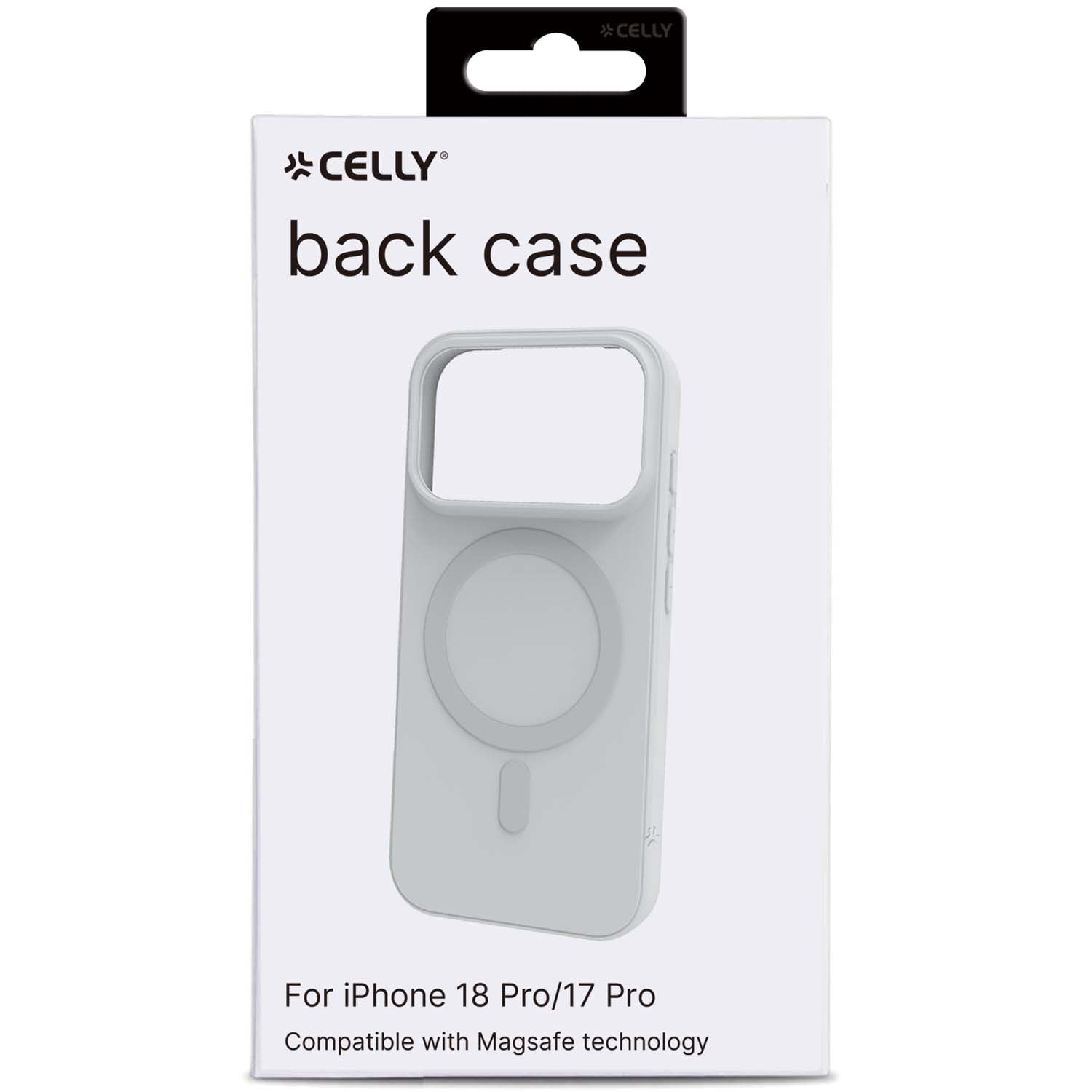 MagSafe-Compatible Silver TPU Case for iPhone 18/17 Pro