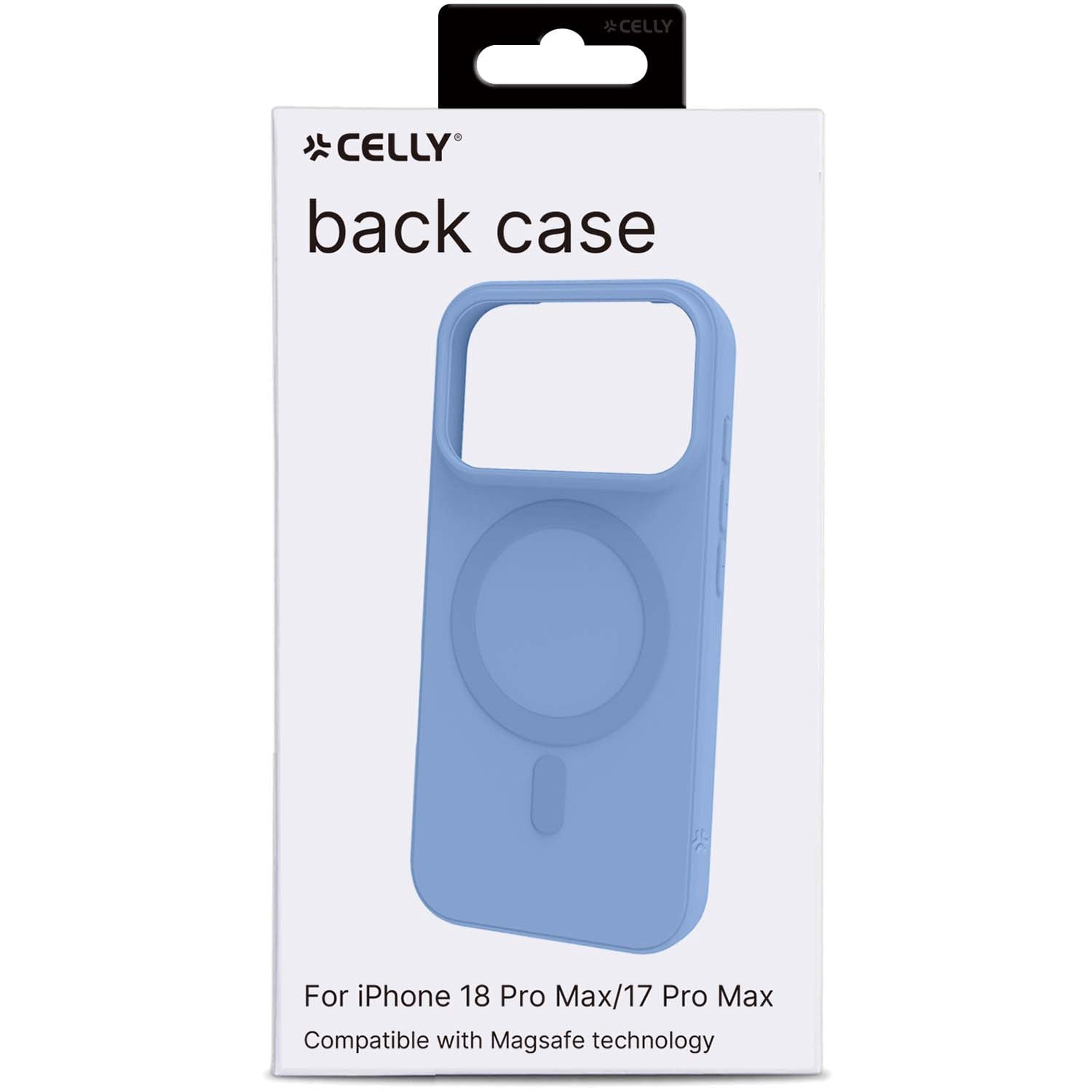 MagSafe-Compatible Soft Rubber Case, Light Blue, iPhone 18/17 Pro
