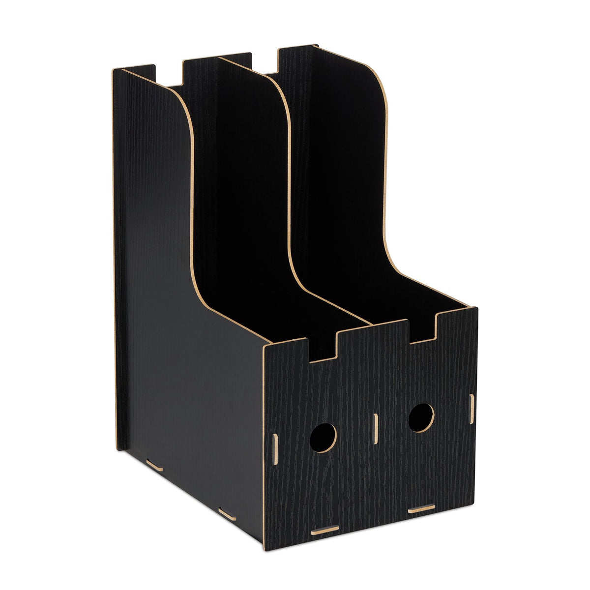 Magazine collector with 2 compartments for DIN A4