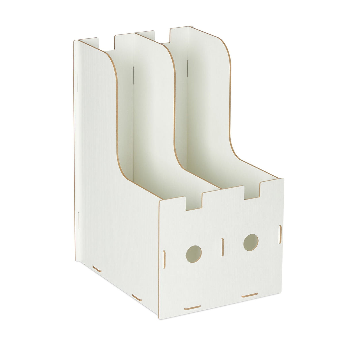 Magazine collector with 2 compartments for DIN A4