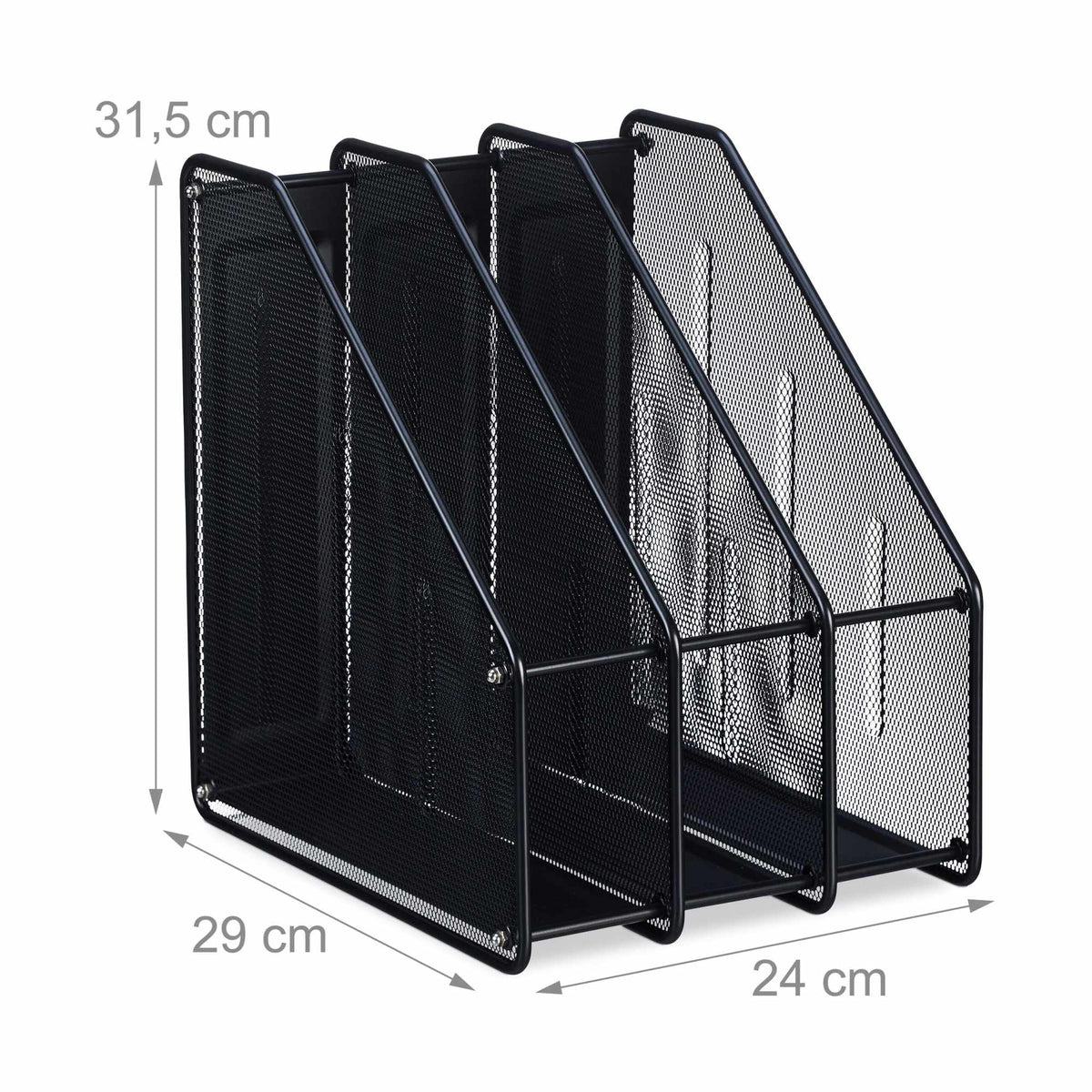 Magazine collector with 3 compartments