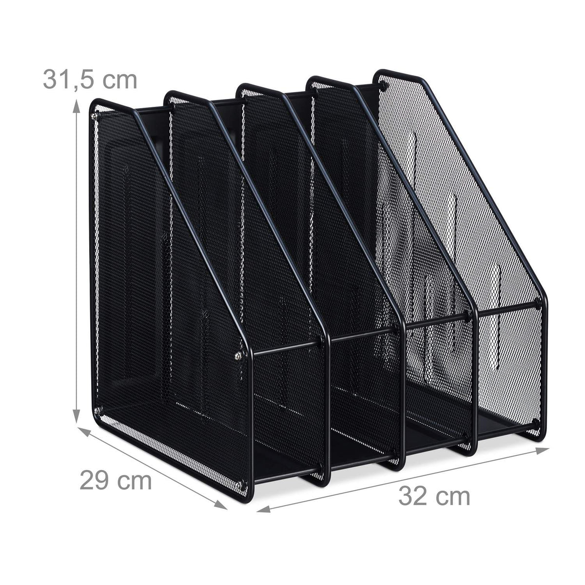 Magazine collector with 4 compartments
