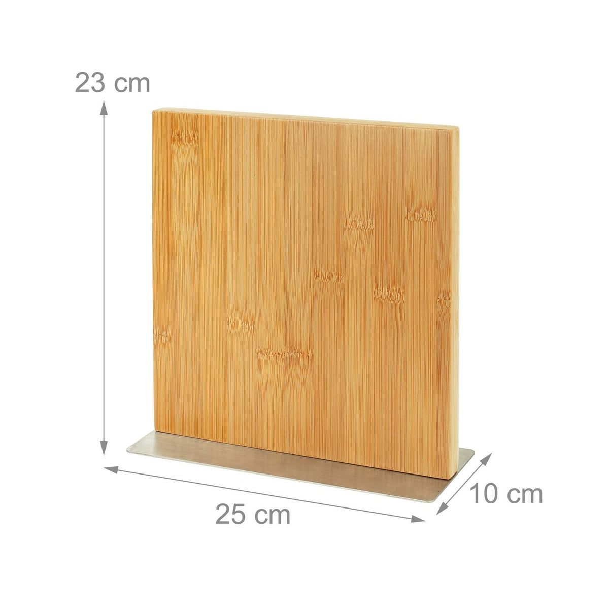 Magnetic Bamboo Knife Block – Reversible Holder