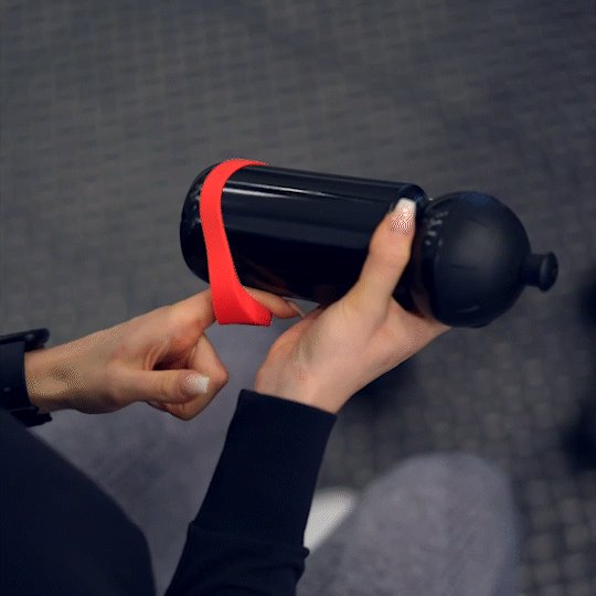 Magnetic Bottle Holder for Gym – Green, Fits 6-10 cm Bottles