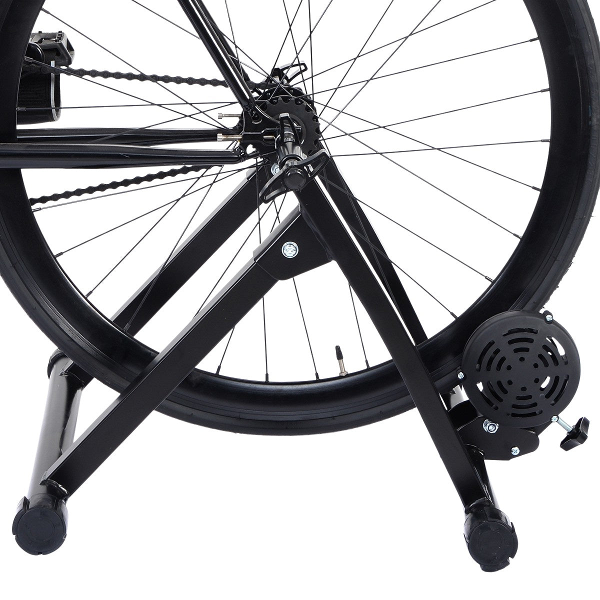 Magnetic Indoor Bike Trainer Stand, Foldable, 26-28 In