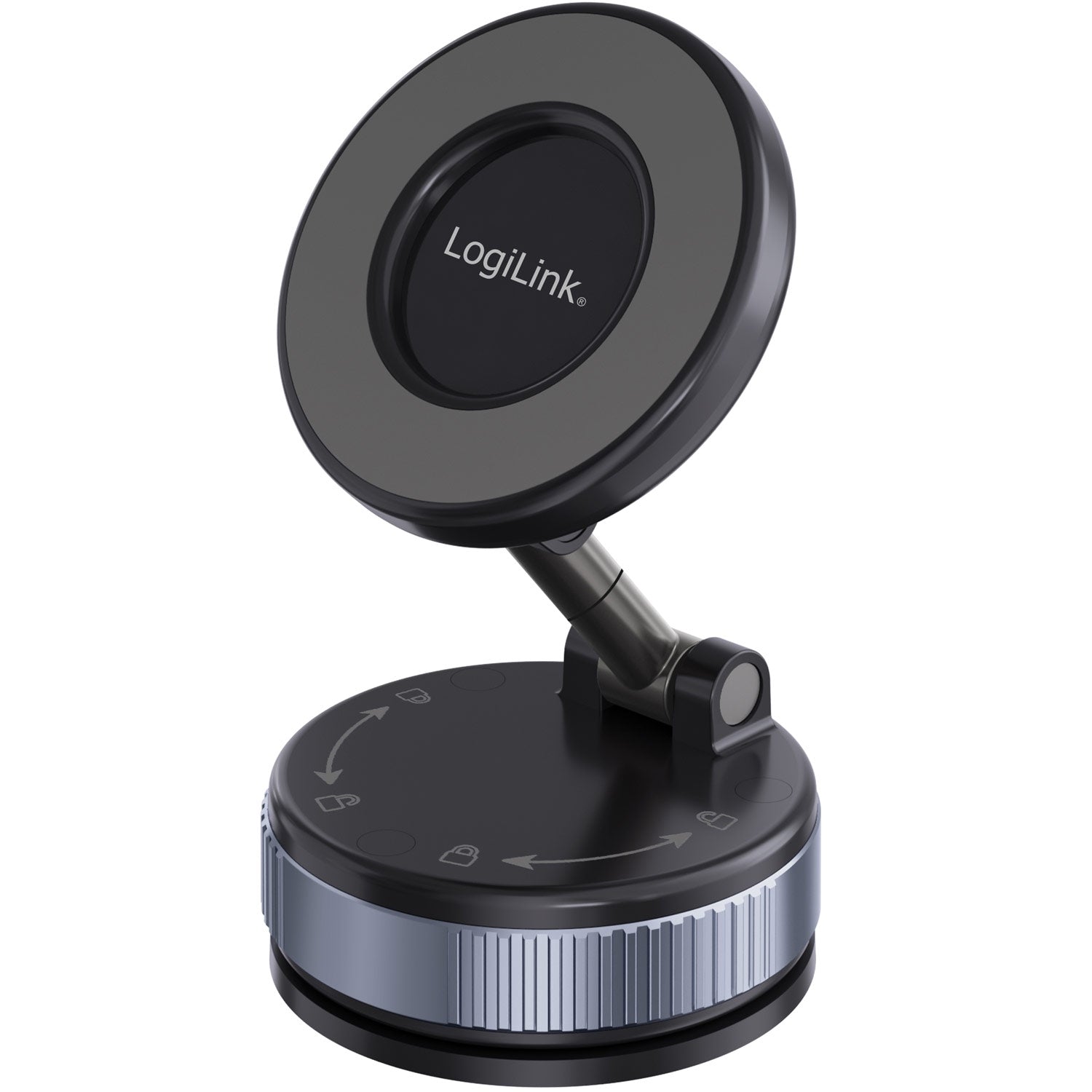 Magnetic Phone Holder with Vacuum Mount, Adjustable, Foldable