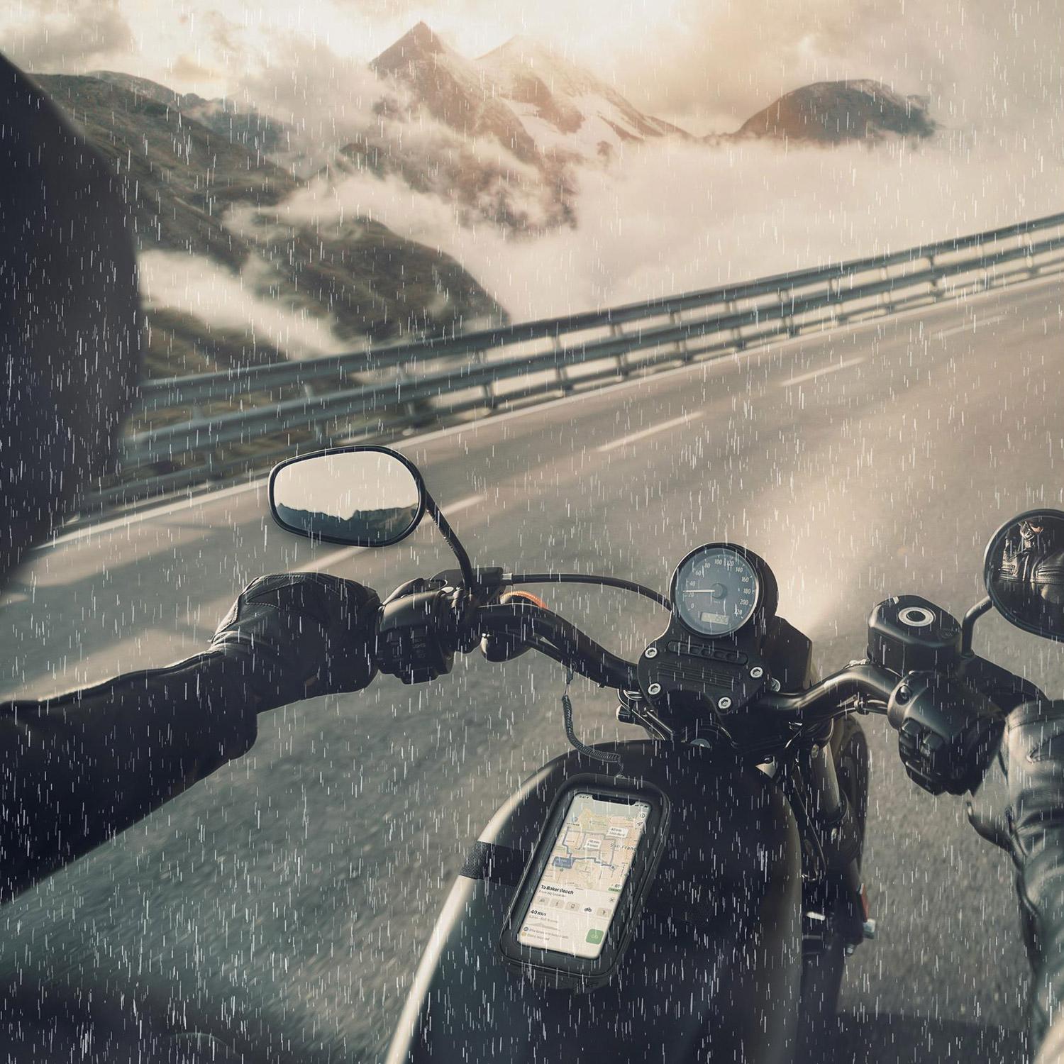 Magnetic mobile phone holder motorcycle IP64