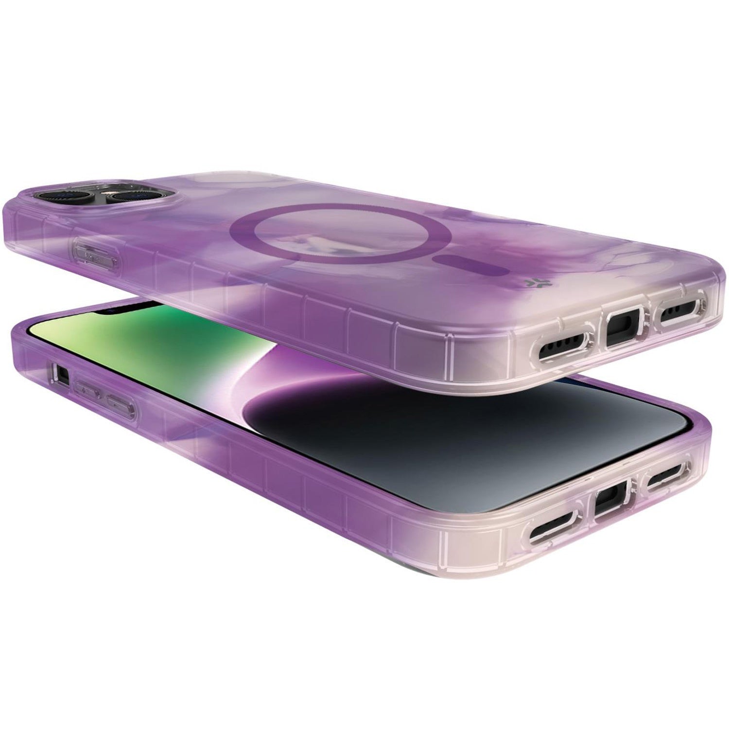 Magshades TPU Cover MagSafe iPhone 15 Purple