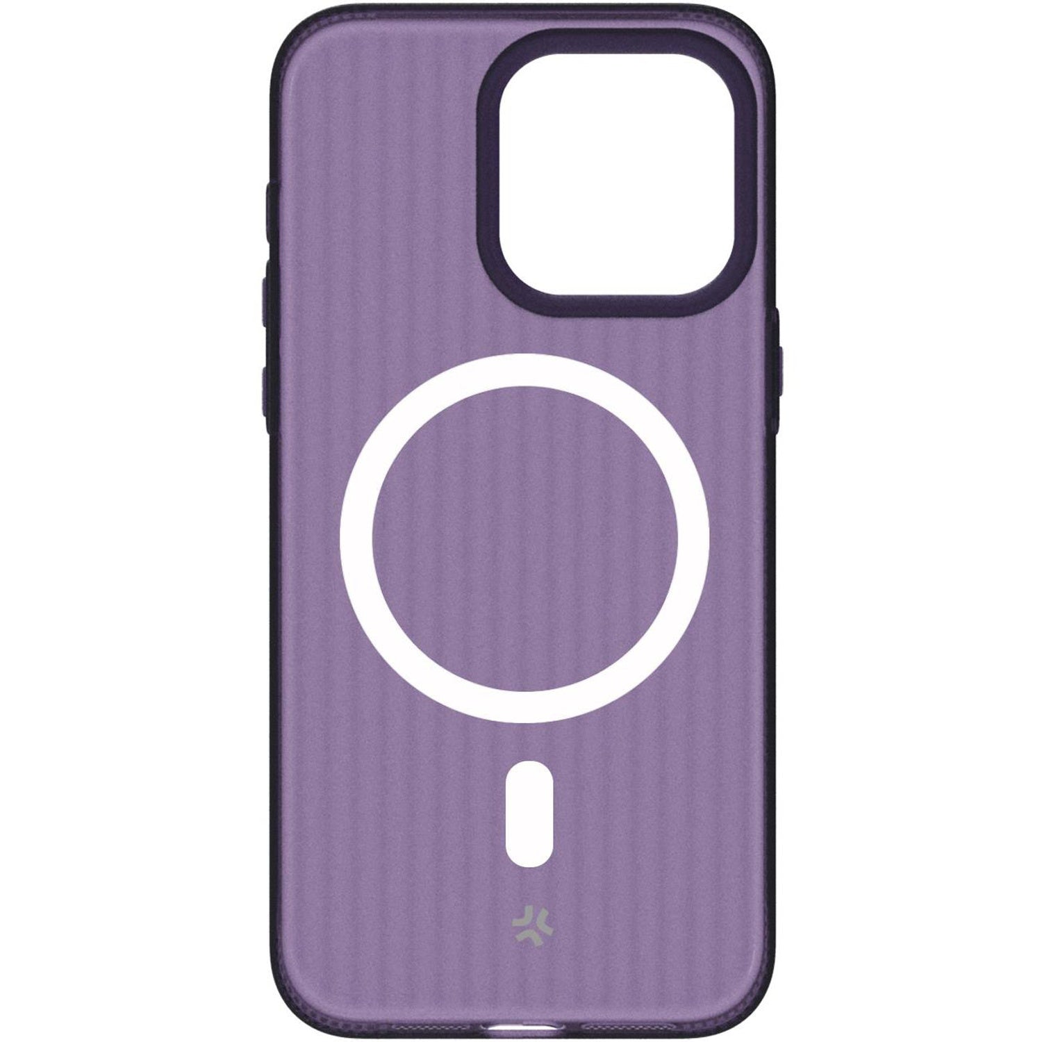 Magsuit MagSafe compatible case iPhone 16 semi-transparent Purple