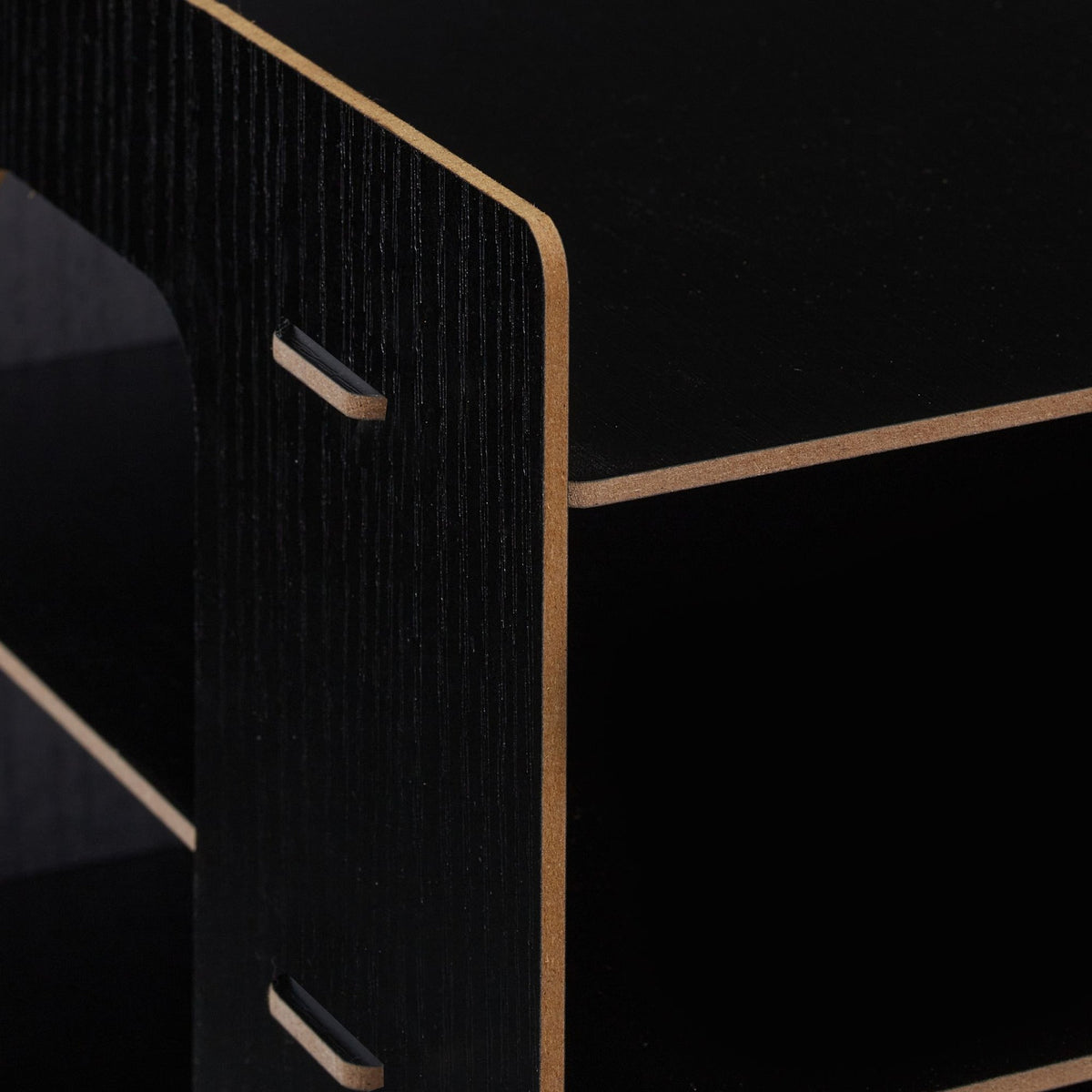 Mailbox in MDF with 3 compartments