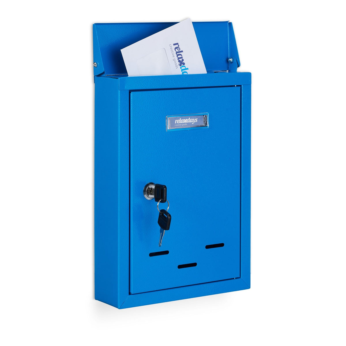 Mailbox with name tag