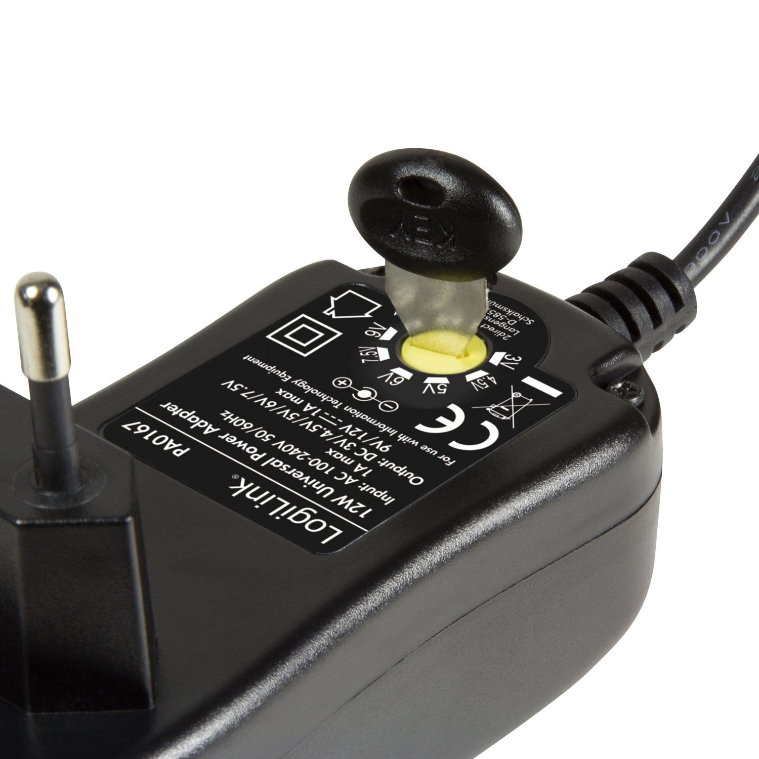 Mains adapter 230V-> 3-12V 1A 12W